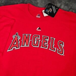 NEW Majestic Los Angeles Angels Pujols #5 Mens XL MLB‎ Baseball Shirt
